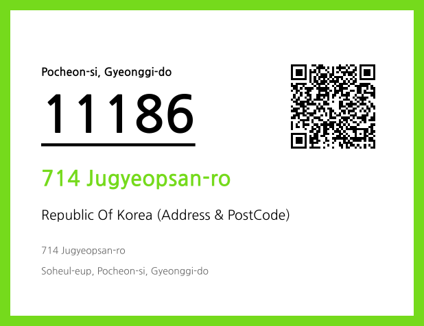 Address and Postal Code QR Code Image (CC BY 4.0)