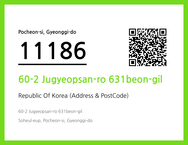 Address and Postal Code QR Code Image (CC BY 4.0)