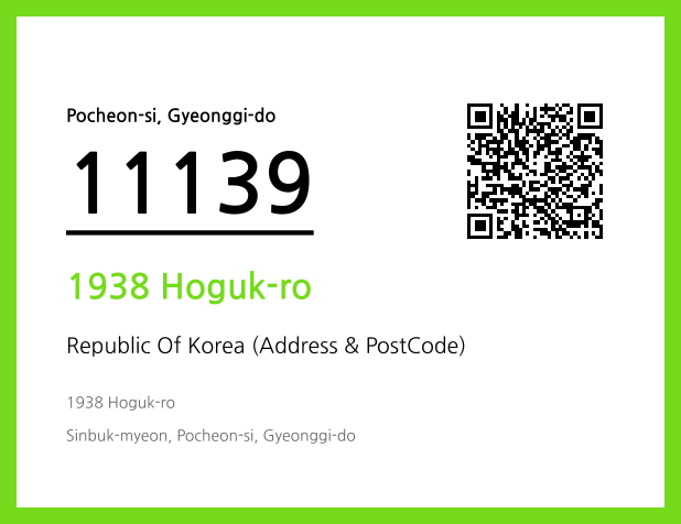 CC BY 4.0 Address and Postal Code QR Code Image (CC BY 4.0)