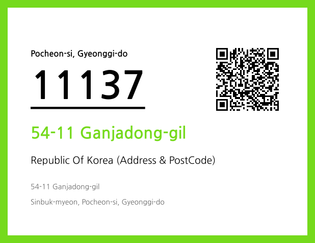 Address and Postal Code QR Code Image (CC BY 4.0)