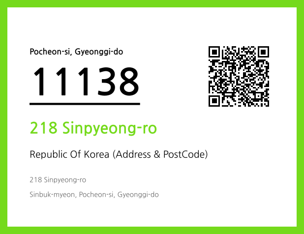 CC BY 4.0 Address and Postal Code QR Code Image (CC BY 4.0)