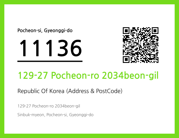 CC BY 4.0 Address and Postal Code QR Code Image (CC BY 4.0)
