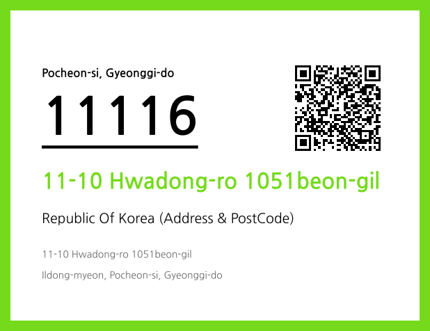 CC BY 4.0 Address and Postal Code QR Code Image (CC BY 4.0)