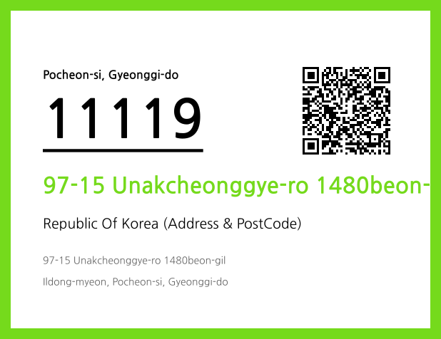 Address and Postal Code QR Code Image (CC BY 4.0)