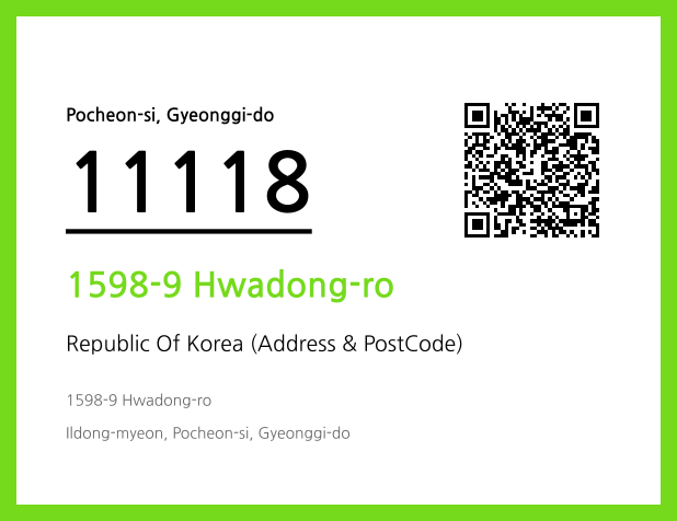 CC BY 4.0 Address and Postal Code QR Code Image (CC BY 4.0)