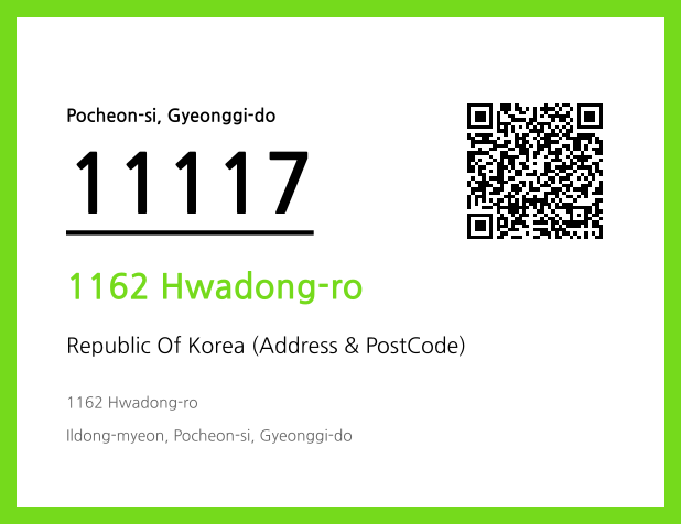 CC BY 4.0 Address and Postal Code QR Code Image (CC BY 4.0)