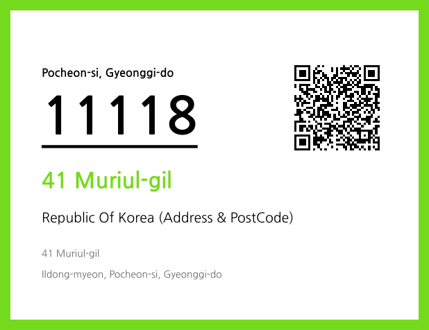 CC BY 4.0 Address and Postal Code QR Code Image (CC BY 4.0)