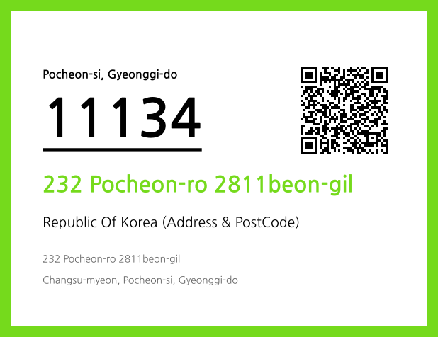 CC BY 4.0 Address and Postal Code QR Code Image (CC BY 4.0)