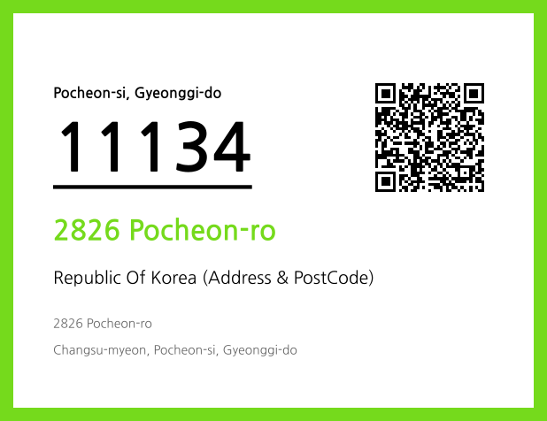 CC BY 4.0 Address and Postal Code QR Code Image (CC BY 4.0)