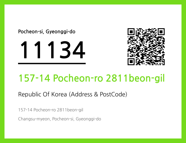 CC BY 4.0 Address and Postal Code QR Code Image (CC BY 4.0)