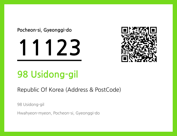 CC BY 4.0 Address and Postal Code QR Code Image (CC BY 4.0)