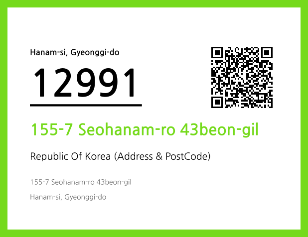 CC BY 4.0 Address and Postal Code QR Code Image (CC BY 4.0)