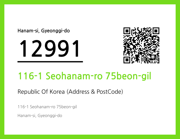 CC BY 4.0 Address and Postal Code QR Code Image (CC BY 4.0)
