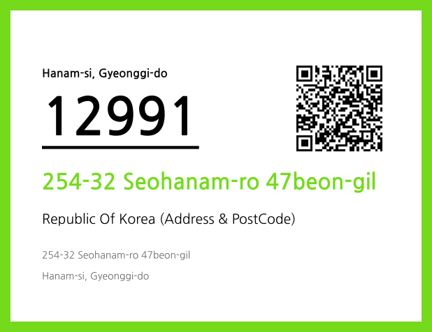 CC BY 4.0 Address and Postal Code QR Code Image (CC BY 4.0)