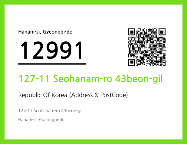 CC BY 4.0 Address and Postal Code QR Code Image (CC BY 4.0)