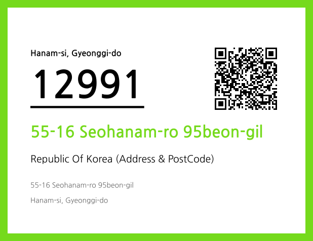 CC BY 4.0 Address and Postal Code QR Code Image (CC BY 4.0)