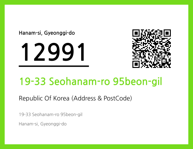 CC BY 4.0 Address and Postal Code QR Code Image (CC BY 4.0)