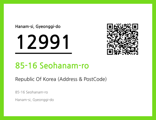 CC BY 4.0 Address and Postal Code QR Code Image (CC BY 4.0)