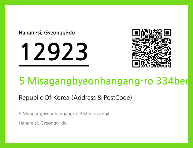 CC BY 4.0 Address and Postal Code QR Code Image (CC BY 4.0)