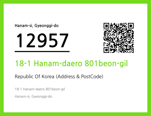 CC BY 4.0 Address and Postal Code QR Code Image (CC BY 4.0)