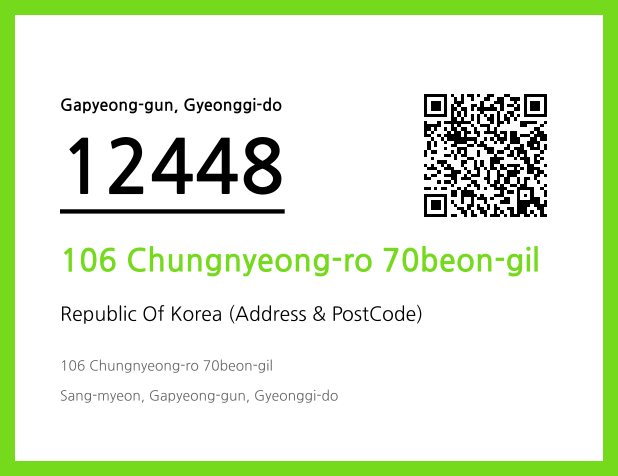 CC BY 4.0 Address and Postal Code QR Code Image (CC BY 4.0)
