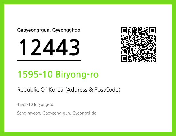 CC BY 4.0 Address and Postal Code QR Code Image (CC BY 4.0)