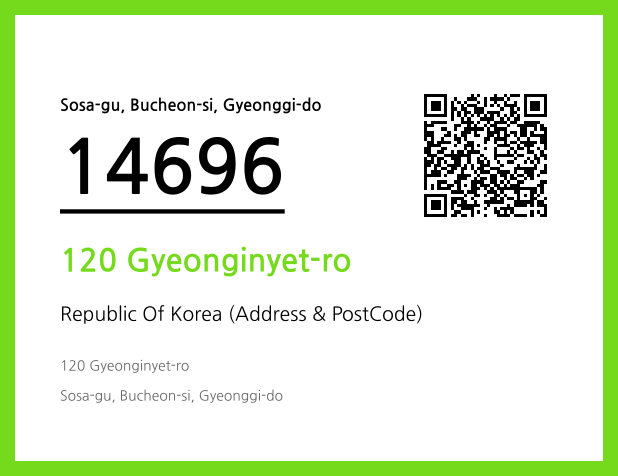 Address and Postal Code QR Code Image (CC BY 4.0)