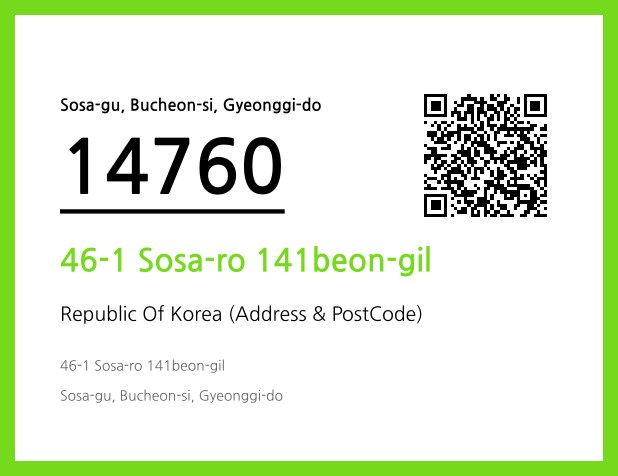 CC BY 4.0 Address and Postal Code QR Code Image (CC BY 4.0)