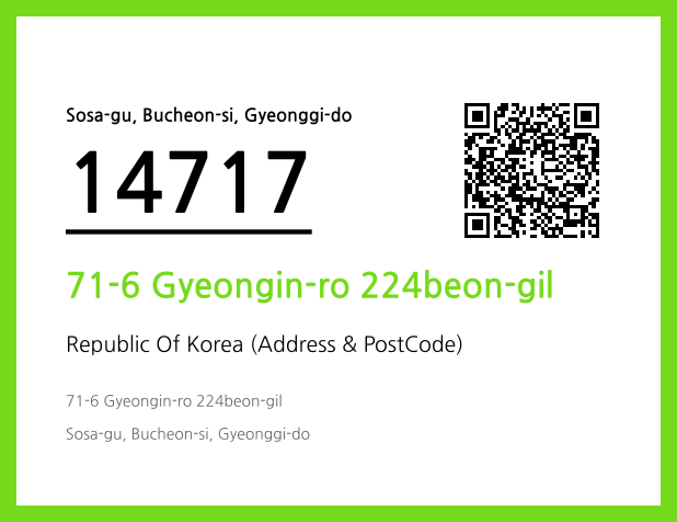 CC BY 4.0 Address and Postal Code QR Code Image (CC BY 4.0)