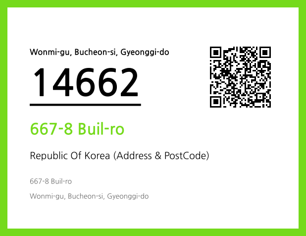 CC BY 4.0 Address and Postal Code QR Code Image (CC BY 4.0)