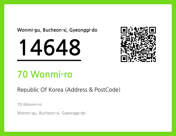 CC BY 4.0 Address and Postal Code QR Code Image (CC BY 4.0)