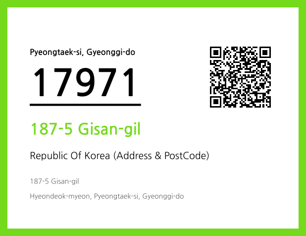 CC BY 4.0 Address and Postal Code QR Code Image (CC BY 4.0)