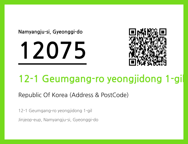 CC BY 4.0 Address and Postal Code QR Code Image (CC BY 4.0)