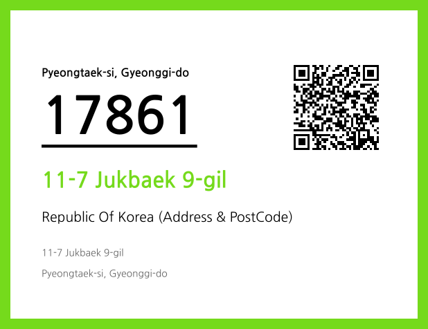 CC BY 4.0 Address and Postal Code QR Code Image (CC BY 4.0)