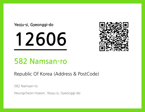 CC BY 4.0 Address and Postal Code QR Code Image (CC BY 4.0)