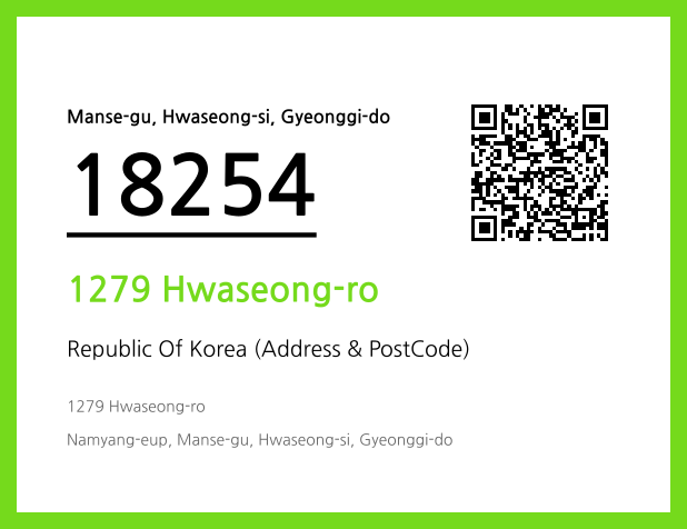 CC BY 4.0 Address and Postal Code QR Code Image (CC BY 4.0)