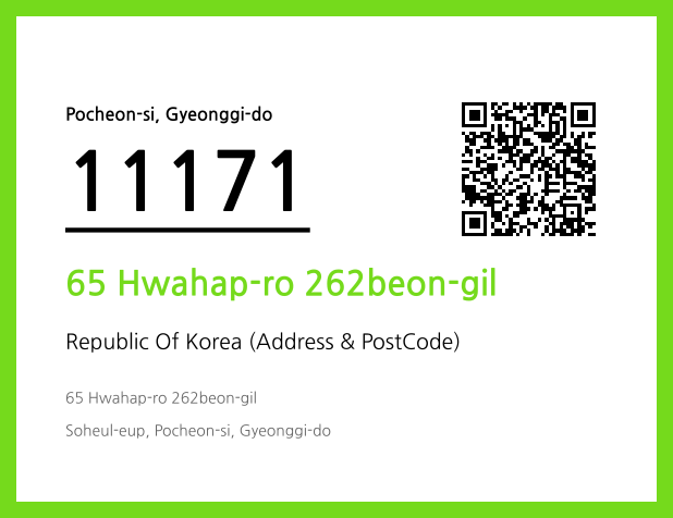 CC BY 4.0 Address and Postal Code QR Code Image (CC BY 4.0)