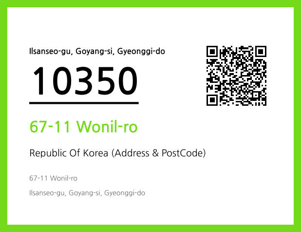 CC BY 4.0 Address and Postal Code QR Code Image (CC BY 4.0)