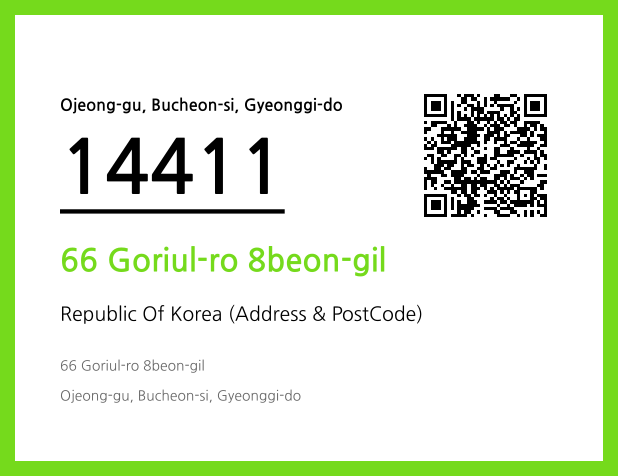 CC BY 4.0 Address and Postal Code QR Code Image (CC BY 4.0)