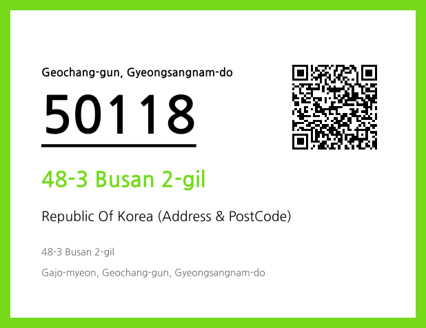 CC BY 4.0 Address and Postal Code QR Code Image (CC BY 4.0)