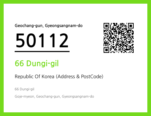 CC BY 4.0 Address and Postal Code QR Code Image (CC BY 4.0)