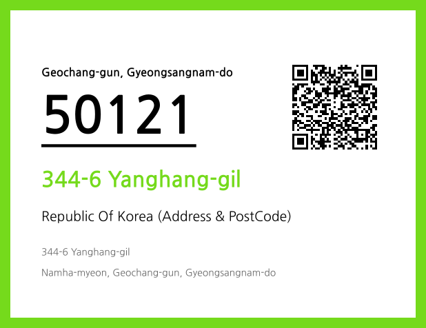 CC BY 4.0 Address and Postal Code QR Code Image (CC BY 4.0)