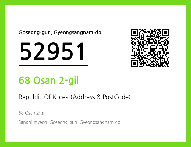 CC BY 4.0 Address and Postal Code QR Code Image (CC BY 4.0)