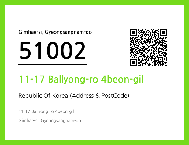 CC BY 4.0 Address and Postal Code QR Code Image (CC BY 4.0)