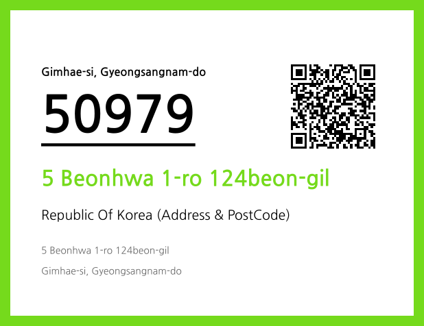 CC BY 4.0 Address and Postal Code QR Code Image (CC BY 4.0)