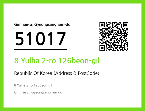 CC BY 4.0 Address and Postal Code QR Code Image (CC BY 4.0)