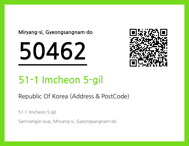 CC BY 4.0 Address and Postal Code QR Code Image (CC BY 4.0)