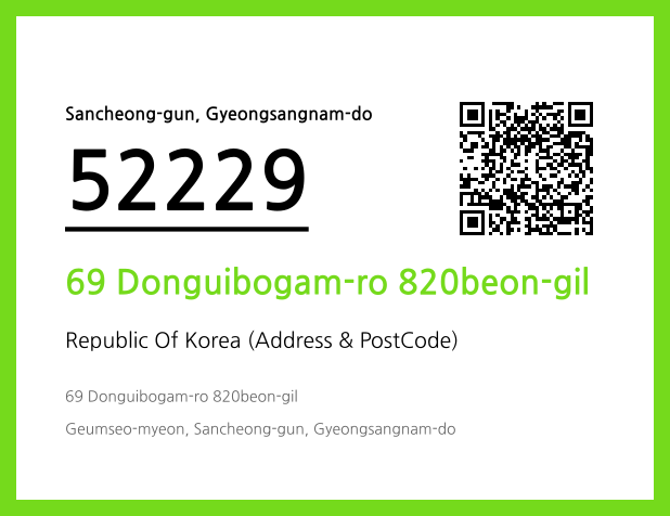 CC BY 4.0 Address and Postal Code QR Code Image (CC BY 4.0)