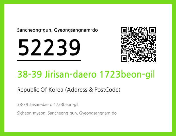 Address and Postal Code QR Code Image (CC BY 4.0)
