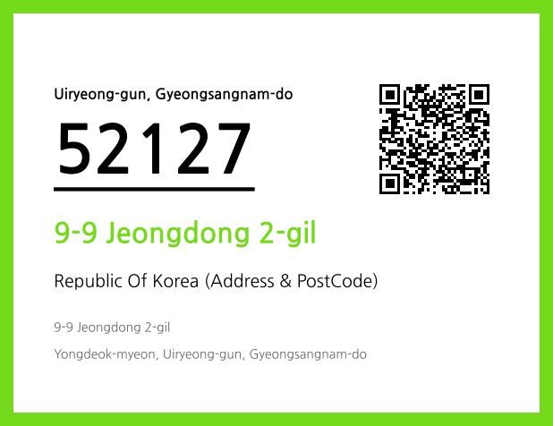 CC BY 4.0 Address and Postal Code QR Code Image (CC BY 4.0)